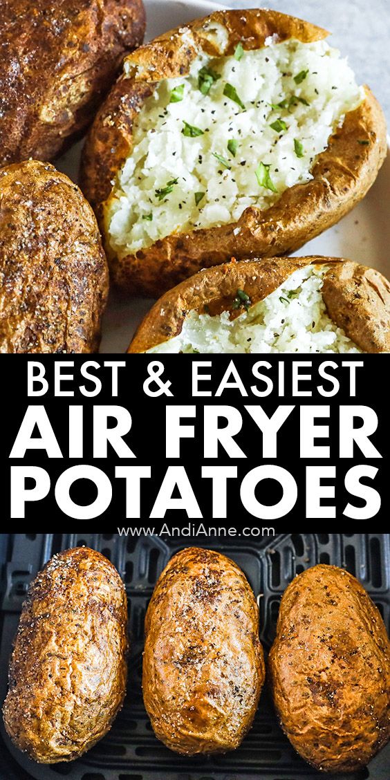 the best and fastest air fryer potato recipe is in this post it's easy to make