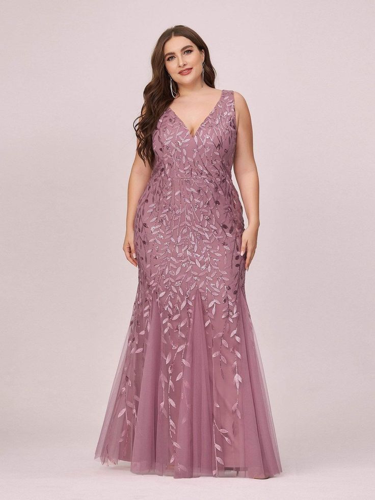 Women's Double V-Neck Fishtail Sequin Evening Dress wedding dresses lace a line, bridsmaid dresses, chiffon dresses #dresses #dressesvideo #dressesup, dried orange slices, yule decorations, scandinavian christmas Floor Length Maxi Dress, Sequin Evening Dresses, Dress Sleeve Styles, Sequin Cocktail Dress, Lace Decor, Sequin Maxi, Maxi Dress Evening, Mermaid Party, Evening Dresses Long