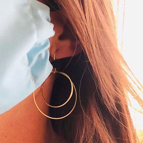 Our Large Double Circle Earring is the perfect modern hoop that works with every look and is perfect to wear as your daily earring. They are big enough to be noticeable, but lightweight enough to wear all day long without ear fatigue. 40mm & 20mm circles Closed short kidney style brass wire 2.5″ inch style earring Available in brass or silvertone Everyday Hypoallergenic Hoop Wrap Earrings, Everyday Metal Hoop Wrap Earrings, Modern Hoop Wrap Earrings With Ear Wire, Everyday Adjustable Small Hoop Wrap Earrings, Versatile Everyday Hoop Earrings, Adjustable Modern Hoop Wrap Earrings, Modern Adjustable Hoop Wrap Earrings, Modern Everyday Circular Hoop Earrings, Everyday Round Wrap Earrings For Pierced Ears