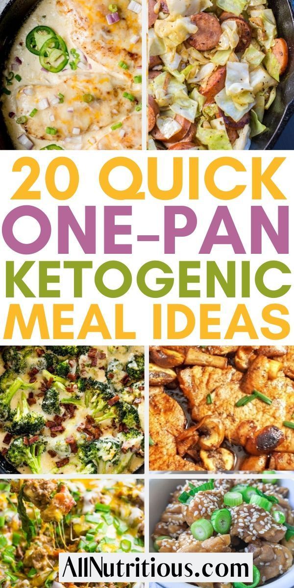 20 quick one - pan ketogenic meal ideas that are delicious and easy to make