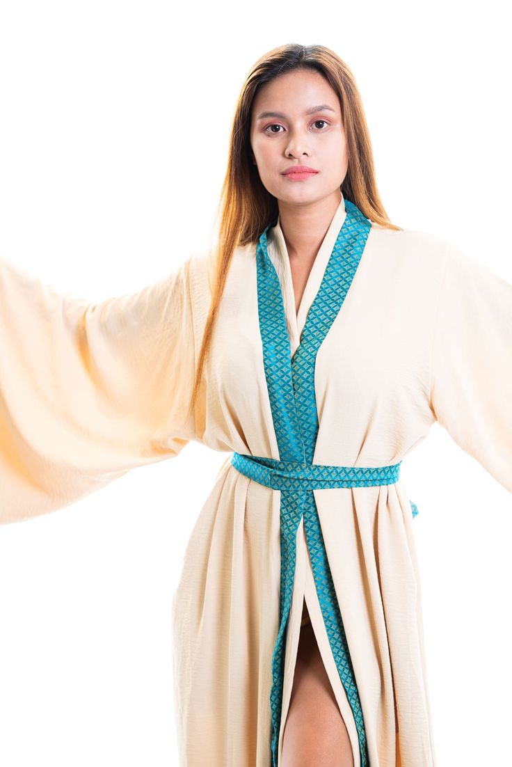 luxury old hollywood kimono robe Cream Wrap Kimono For Spring, Elegant Long Sleeve Kimono For Tea Ceremony, Traditional Cream Kimono, Elegant Beige Wrap Kimono, Elegant Beige Long Sleeve Kimono, Elegant Long Cream Kimono, Elegant Cream Kimono With Kimono Sleeves, Traditional Cream Long Sleeve Kimono, Traditional Long Sleeve Cream Kimono