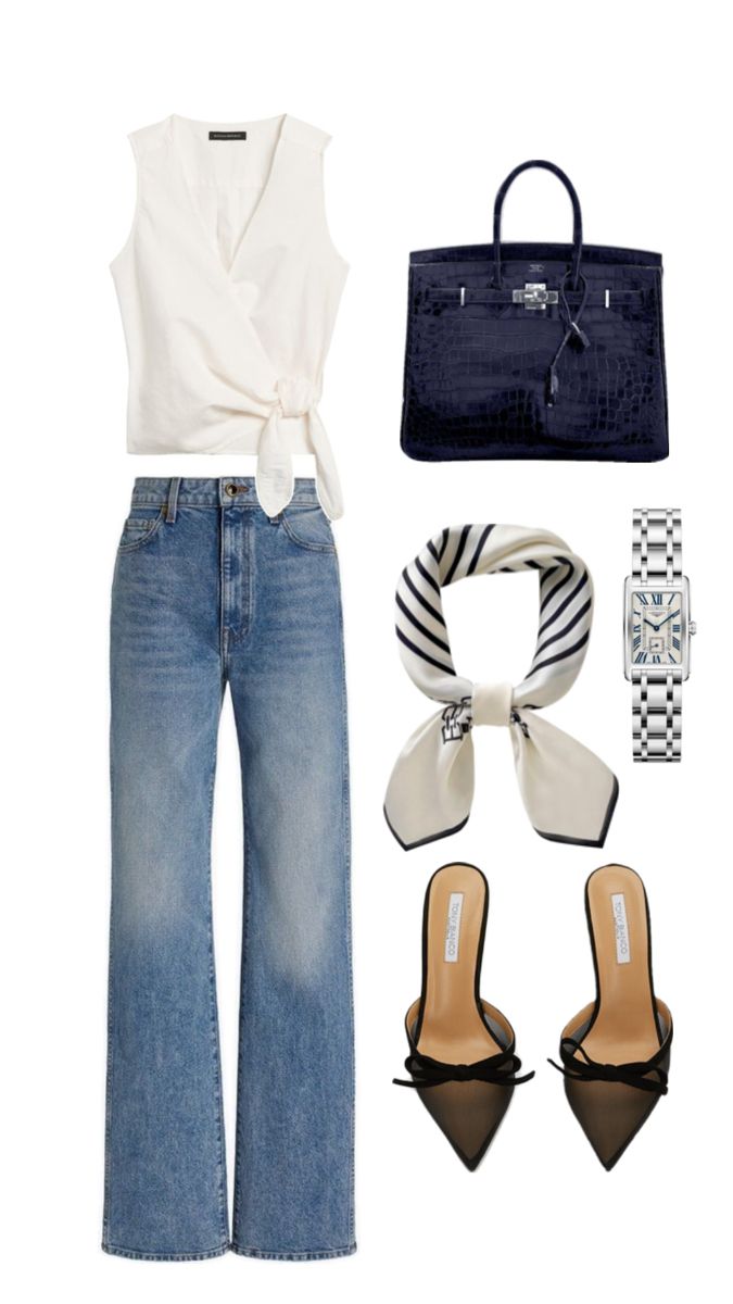 casual chic outfit | summer outfit | outfit inspiration | fashion inspo Chic Outfit Summer, Casual Chic Outfit Summer, White Summer Tops, Dressy Casual Outfits, Inspiration Fashion, Casual Chic Outfit, Chic Outfit, Dressy Outfits, Outfit Summer