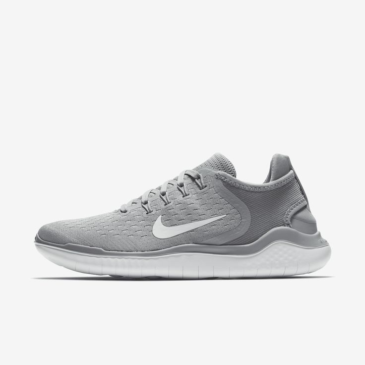 The Nike Free RN 2018 delivers an even more adaptive fit than before. Stretch material in the upper moves with your foot, while the tri-star outsole pattern adjusts to your every step for a ride that delivers support and flexibility where you need it. Cloud Tennis Shoes, Branded Sneakers, Nike Running Shoes Women, Nike Training Shoes, Comfortable Running Shoes, Ankle Sneakers, Gym Shark, Lightweight Running Shoes, Nike Free Run