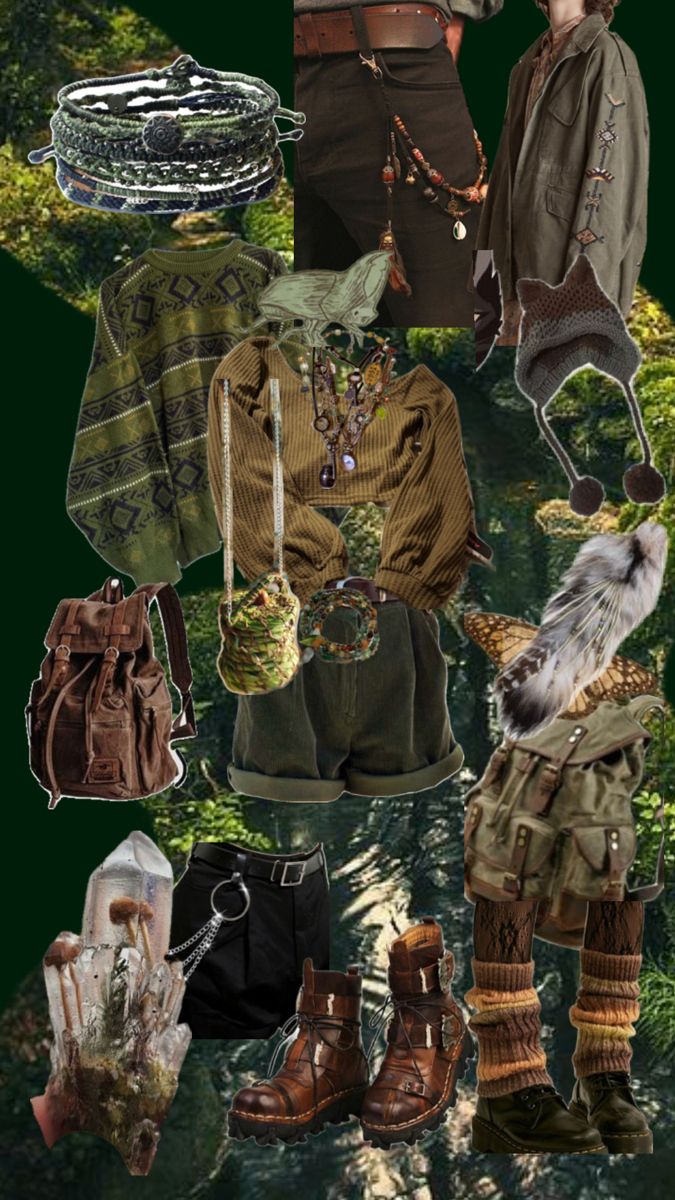 Goblincore clothes Goblin Core Outfit, Goblincore Aesthetic Outfits, Goblincore Outfits, Goblincore Fashion, Goblincore Aesthetic, Goblin Core, Earthy Outfits, Cool Fits, Swaggy Outfits