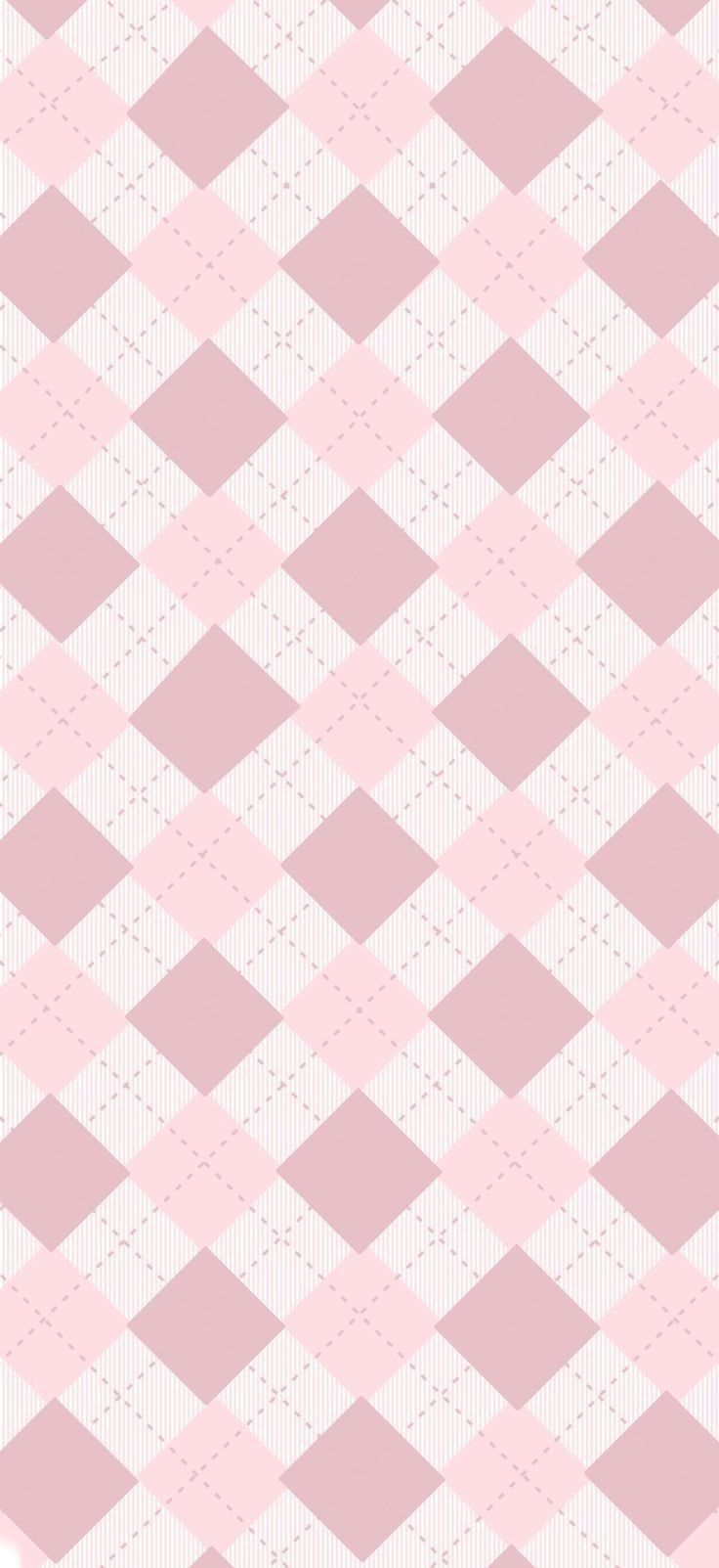 a pink and white checkered background with diagonal lines