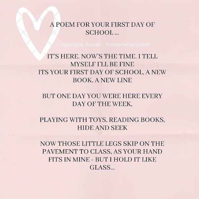 a poem written in front of a pink background with a white heart on the bottom