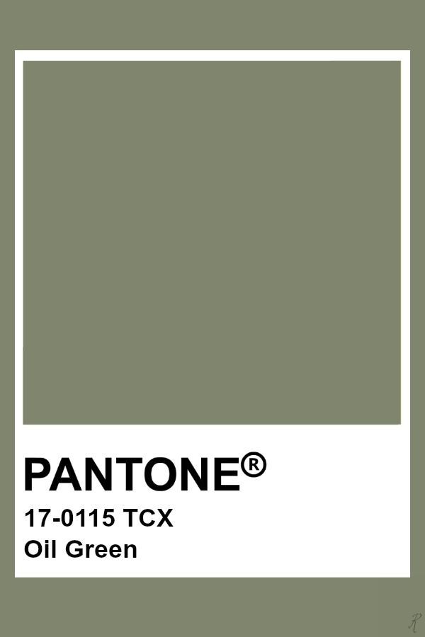 pantone's green paint is shown with the words, 17 - 015 tcx