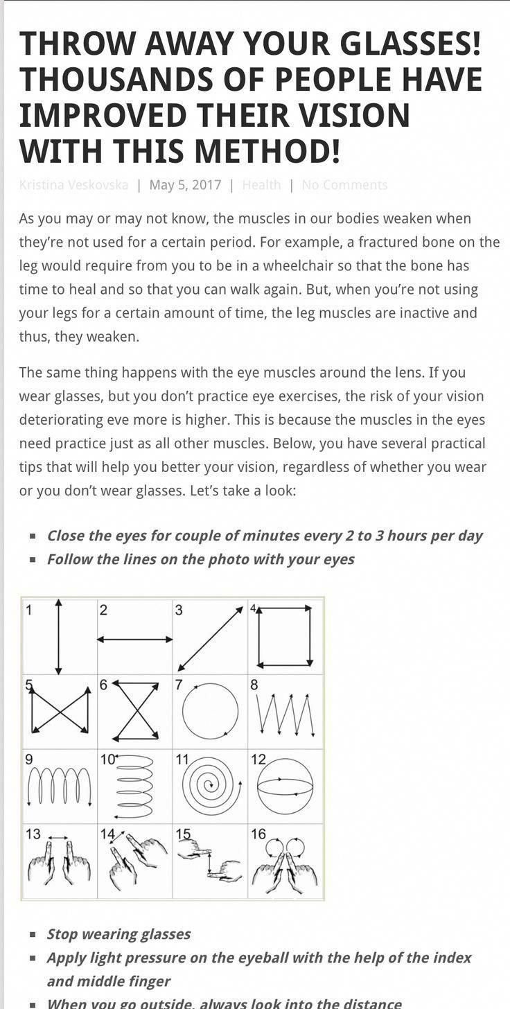 Vision Improvement Remedies, Improve Eyesight Naturally Exercises, How To Improve Your Eyesight Natural, How To Make Eyesight Better, Better Eyesight Tips, Exercise To Improve Eyesight, How To Fix Your Eyesight, How To Improve Eye Vision, How To Improve Vision Naturally