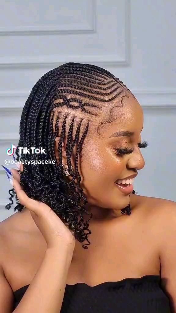 Best Hair Braiding Styles, All Up Braided Hairstyles, Cute Short Braids Hairstyles, Short Conrows Hairstyle, Not Less Braids Styles, 2 Step Hairstyles, Short Hairstyle Braid Women, Cute Short Braid Hairstyles, Good Braids Hairstyles