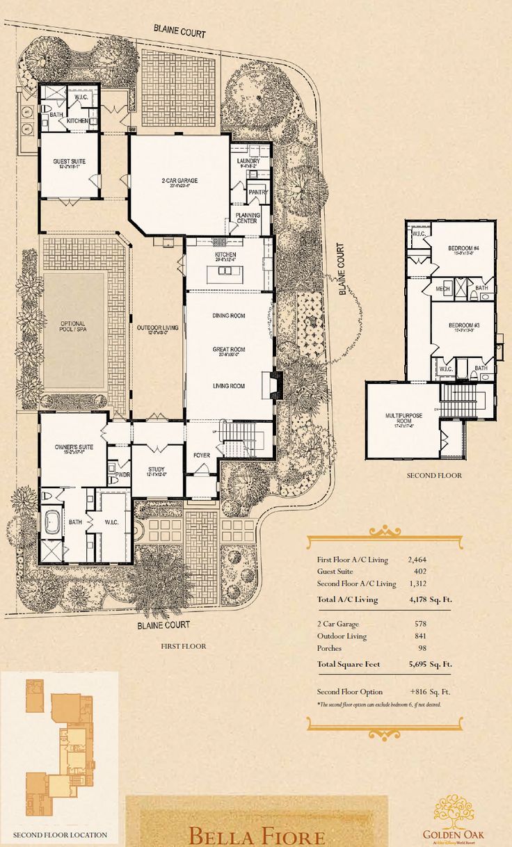 the floor plan for this house is very large and has two levels to each level