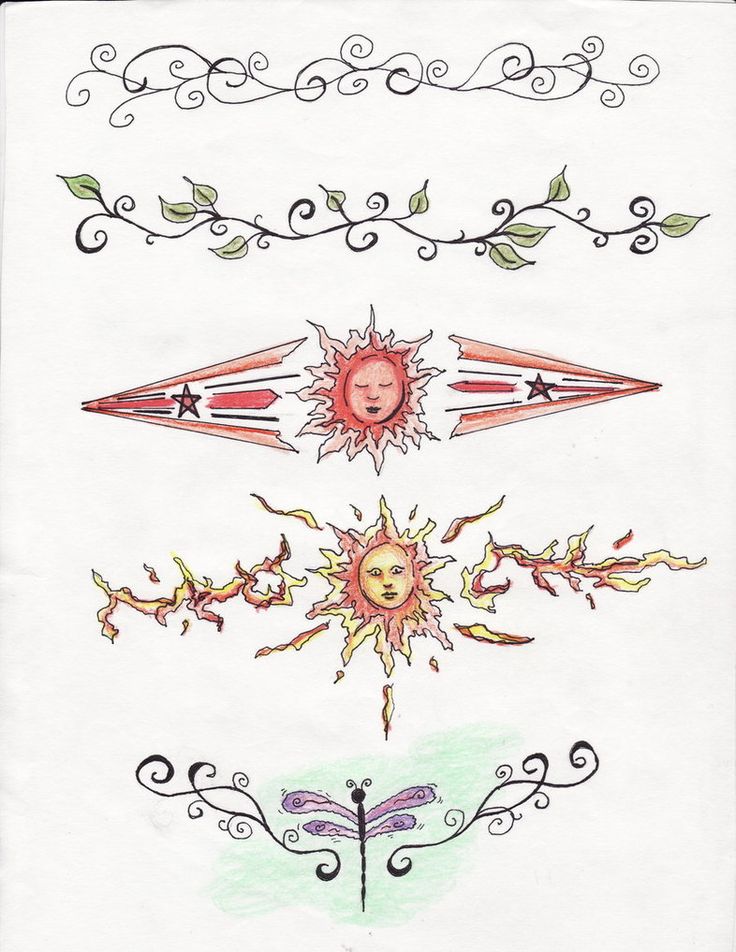 an old fashioned tattoo design with sun and moon