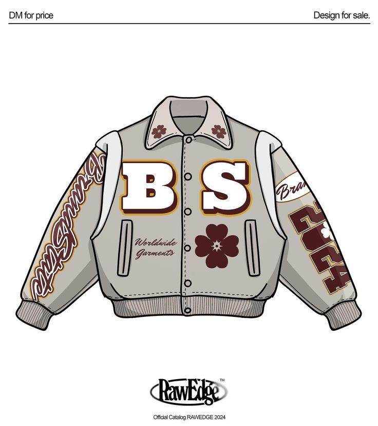 a jacket with the letters bss on it