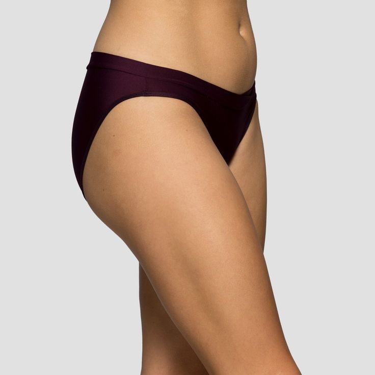 The Vanity Fair Beyond Comfort Silky Stretch Bikini has silky soft fabric that stretches to your individual shape for ultimate comfort. The beautiful, comfort V-Front waistband provides a flexible fit that won't dig in. This bikini pairs perfectly with all of your favorite outfits, glides under clothes and feels great against your skin! Featuring full rear coverage with a stay put leg and a 100% cotton liner. Also available in a Hi-Cut and Brief! High Stretch Smoothing Swimwear Briefs, Fitted Elastane Swimwear With Soft Touch, Solid Smoothing Brief Swimwear, Fitted Seamless Brief Swimwear, Seamless Fitted Swimwear Briefs, Nylon Smoothing Solid Swimwear, Solid Nylon Smoothing Swimwear, Solid Smoothing Nylon Swimwear, Solid Color Nylon Swimwear With Smoothing Details