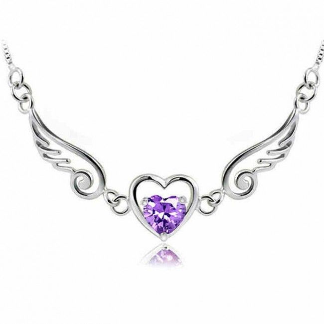 Wing Angel, Hot Necklaces, Angel Necklace, Silver Heart Necklace, Best Jewelry Stores, Fantasy Jewelry, Fashion Jewelry Necklaces, Turquoise Jewelry, Accessories Necklace