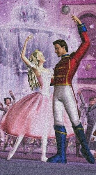 the nutcracker and ballerina are dancing together