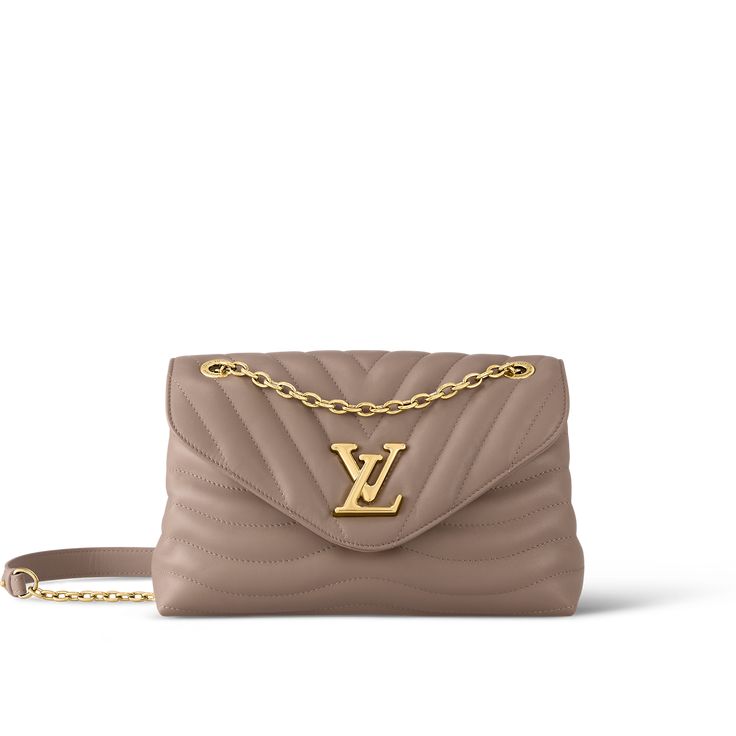 New Wave Chain Bag GM H24 - Women - Handbags | LOUIS VUITTON ® New Wave Chain Bag, Designer Handbags Louis Vuitton, Calm Colors, Louis Vuitton New, Princess Life, At The Mall, Bags For Teens, Dream Bags, The New Wave