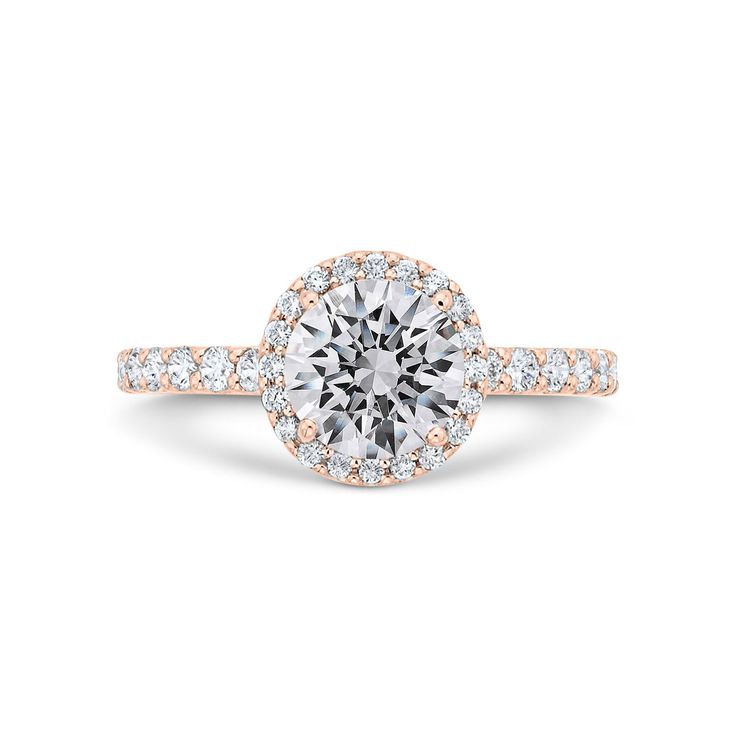 For the modern couple looking for designs that showcase classic elegance combined with modern style, Bella Ponte is the ring that can be personalized exactly how they want it to ensure it is as unique as the love it symbolizes.
 
 Beautifully proportioned, the halo surrounding the center stone enhances the presence of the center stone like a spotlight. 
 
 Setting is shown with a 1 carat cubic zirconia and is soft set* to prepare for a diamond after it has been chosen. We’d love to help you pick 14k Gold Diamond Ring With Halo For Anniversary, Dazzling Halo Ring With Round Band For Formal Occasions, Dazzling Halo Ring With Round Band For Formal Events, Dazzling Formal Halo Ring With Round Band, Dazzling Formal Halo Ring, Diamond Halo Ring With Round Band For Formal Occasions, Formal Diamond Halo Ring With Round Band, Fine Jewelry Halo Round Cut Wedding Ring, Classic Round Halo Ring For Promise