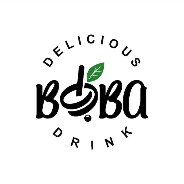 the logo for delicious bba drink