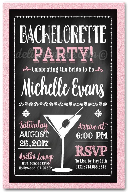 Retro Pink and Black Martini Bachelorette Invitations, chalkboard bachelorette invites Martini Bachelorette, Bachelorette Invites, Black Martini, Retro Bachelorette, Bachelorette Invitation, Up Theme, Bachelorette Invitations, Black Chalkboard, Retro Pin Up