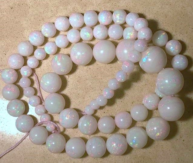 Magnificent Australian Mintabie Opal Large Bead Strand  Lots Of Reds Andamooka Opal, Jewelry Opal, Lightning Ridge Opal, Mabe Pearl, Bead Necklaces, Wholesale Store, Opal Beads, Rough Opal, Women's Jewelry And Accessories