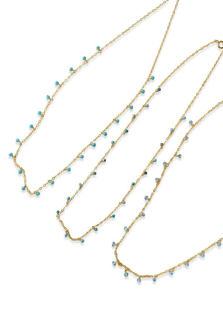 Hover over images to zoom in on colors Stunning delicate semi-precious gemstones hand wire wrapped individually on a gold plated chain. 16" + extender, longer & shorter lengths available upon request. Also available in Gunmetal with Pyrite and gold nugget is shown below, but because these are custom we can use any stone upon request, just email us after you order to provide your specific instructions. info@sonyarenee.com Adjustable Gold Charm Necklaces With Gemstone Beads, Gold Wire Wrapped Dangle Crystal Necklaces, Gold Crystal Necklaces With Delicate Chain And Round Beads, 14k Gold-filled Wire Wrapped Necklace, Dainty Wire Wrapped Teardrop Necklace, Dainty Teardrop Wire Wrapped Necklace, Gold Necklace With Wire Wrapped Round Beads, Gold Dangle Necklace With Tiny Beads, Dainty Wire Wrapped Dangle Necklaces