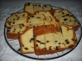 several slices of cake on a glass plate