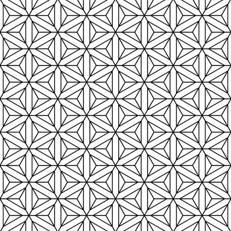 a black and white geometric pattern