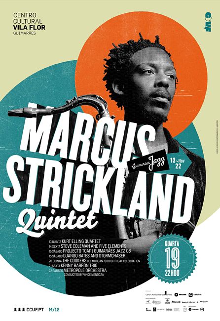 the poster for marci strickland's concert, quinteet in paris