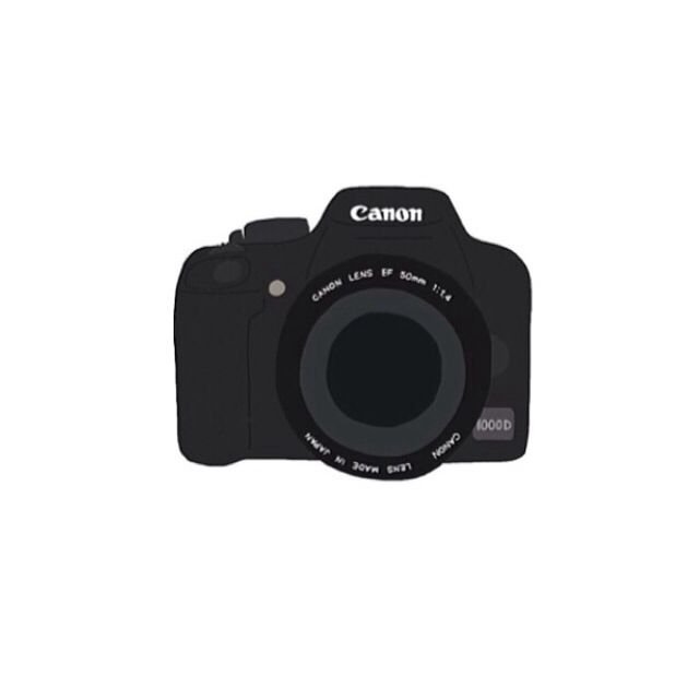 an image of a digital camera on a white background with the words canon printed on it