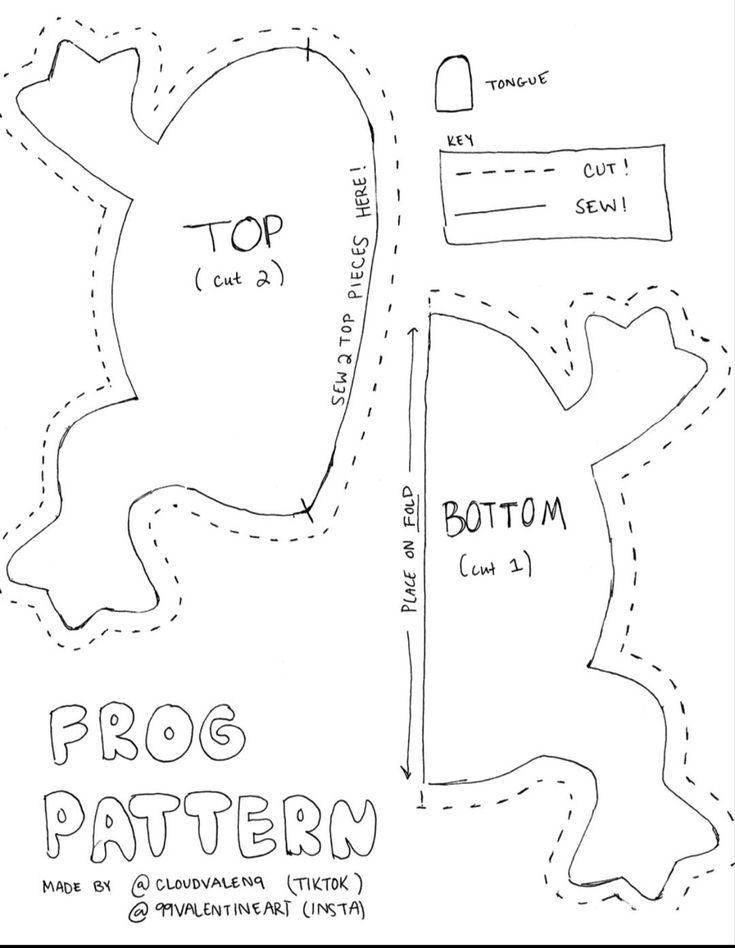 the top and bottom half of a paper doll's sewing pattern, with instructions to make