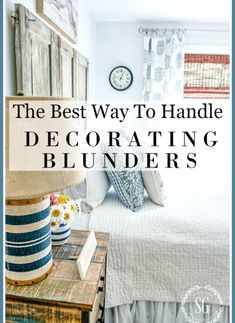 the best way to handle decorating blunders