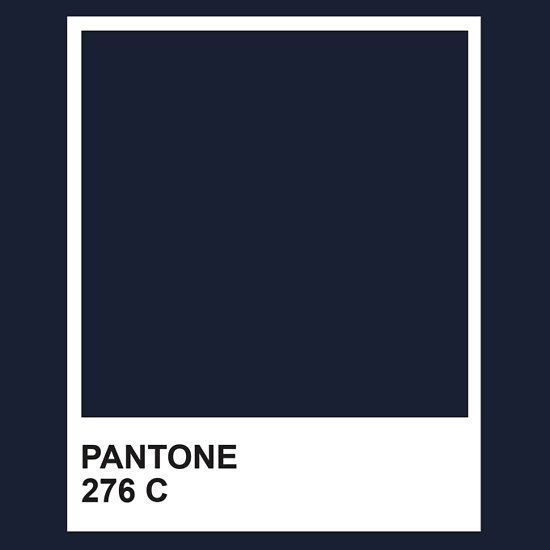 pantone's dark blue color is shown with the white square in the middle