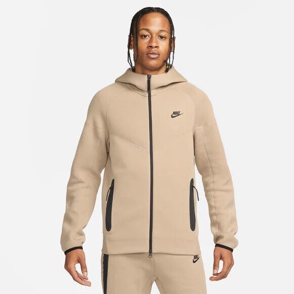 Nike Tech Fleece Windrunner Full Zip Hoodie Sizes Khaki Black  FB7921-247  Men's Size Medium  New With Tags All our items are 100% AUTHENTIC or Money Back Guaranteed!  30 Day Return in same condition as Received Shipping: We Typically Ship Within 2 Days of Purchase Packaged: Either Double Boxed or Wrapped For Protection  Please Contact Us With Any Questions Nike Tech Fleece Jacket, Nike Quarter Zip, Tech Fleece Hoodie, Nike Sportswear Tech Fleece, Nike Looks, Windrunner Jacket, Baby Nike, Nike Sweats, Nike Sweater