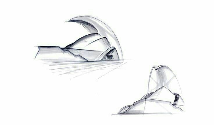 an architectural drawing of the sydney opera house