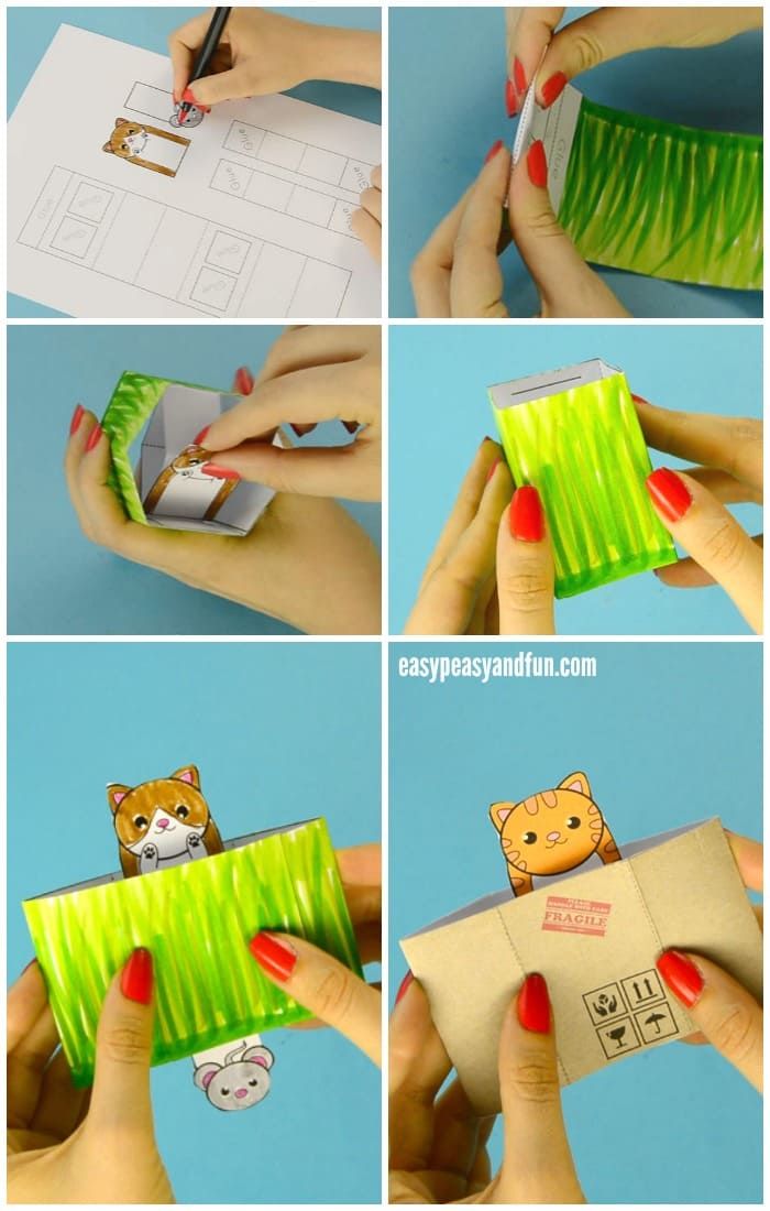 how to make an origami cat envelope