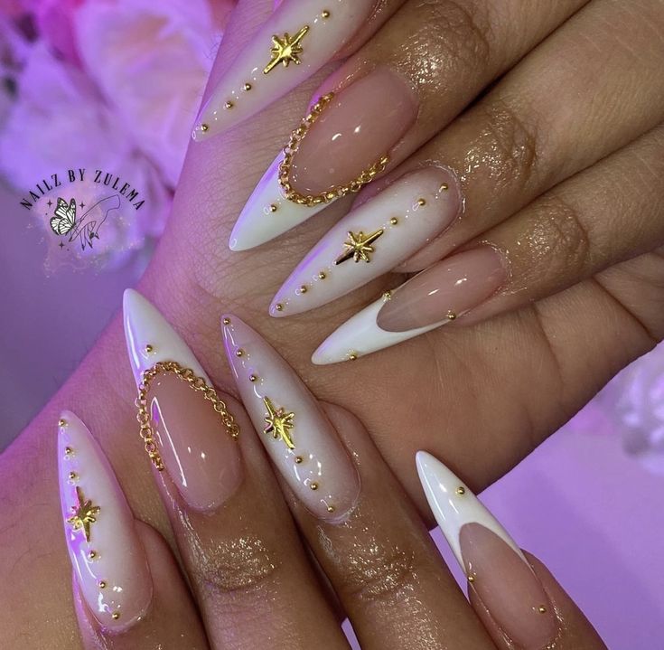 Nail Inspo Stiletto, Extravagant Nails, Paznokcie Hello Kitty, Engagement Nails, Kutek Disney, Unghie Sfumate, Boujee Aesthetic, Easy Nails, Short Acrylic