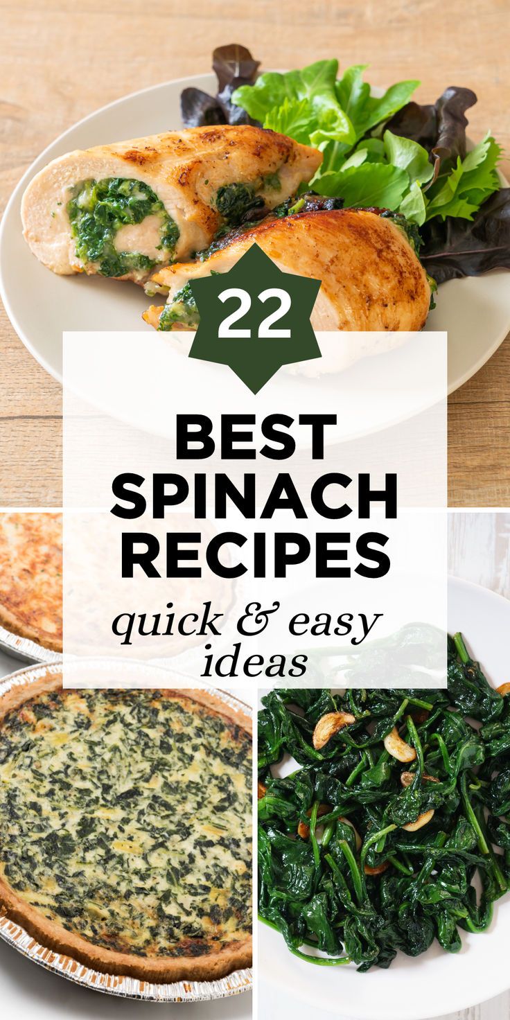 the best spinach recipes for quick and easy meals