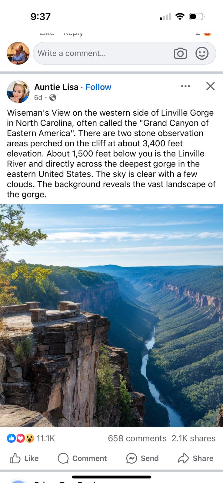 an instagramted photo of the blue mountains in australia