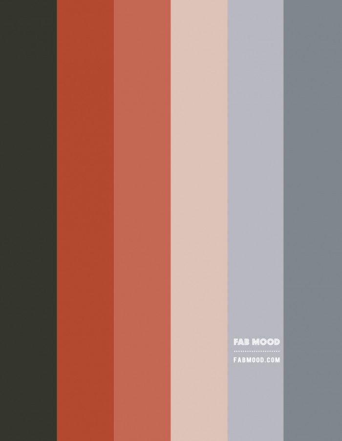 an image of the color scheme for fab wood's fall / winter 2013 collection