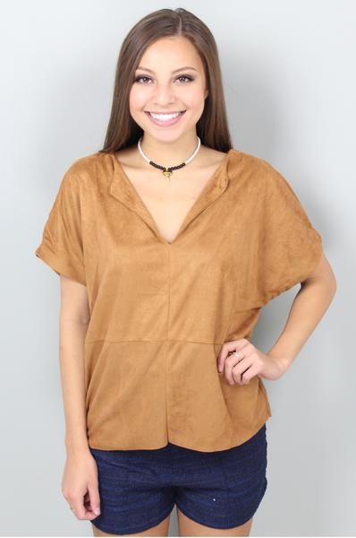 Sure of it Suede Top: $36 Suede Top, Suede Tops, New Clothes, Fall 2016, Fast Fashion, New Woman, New Outfits, New Arrivals, Women's Clothing