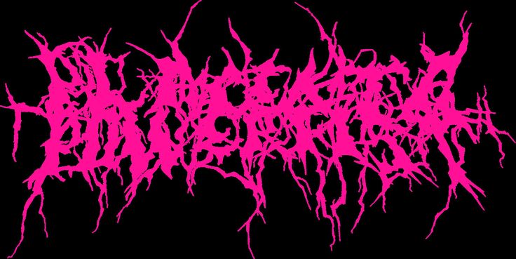 pink ink splattered on a black background