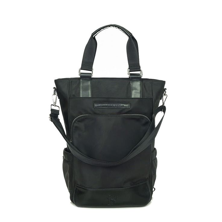 This bag is specifically designed to hold a 15-inch laptop. It offers four carrying styles. You can tuck its backpack straps into the rear compartment and remove its shoulder strap. A secret magnetic pocket at the front lets you keep your phone within arm's reach. The main compartment has a zipper, a padded laptop space, an RFID pocket, a translucent waterproof pocket, two pen holders, a key hook, and two side pockets. A spacious front pocket can hold magazines outside, and two expandable bottle Functional Commuter Bags With Luggage Sleeve, Functional Bags With Luggage Sleeve For Commuting, Functional Commuting Bags With Luggage Sleeve, Large Capacity Laptop Backpack For On-the-go, Functional Shoulder Bag With Top Carry Handle For School, Functional School Shoulder Bag With Top Carry Handle, Functional Laptop Bag With Removable Pouch, Functional Laptop Backpack With Removable Pouch, Functional Laptop Bag With Top Carry Handle For Travel