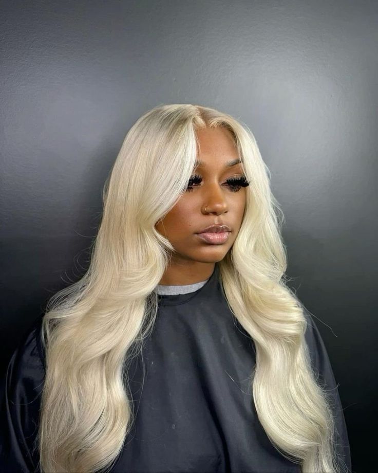 Process and shipping time 10-14 days. Shipping: Royal Mail - Sig Next day delivery  Colour: 613 Blonde Texture: Bodywave Lace: Thin Transparent Lace Density: 3 Bundles + Frontal Hair Quality: Human Hair Cap size: Medium / Average Size ( Can request ) Add On Service; - Root Dye Blonde Body Wave, Twisted Hair, Frontal Wig Hairstyles, 613 Blonde, Frontal Hairstyles, Sew Ins, Hair Laid, Long Blonde, Front Lace Wigs Human Hair