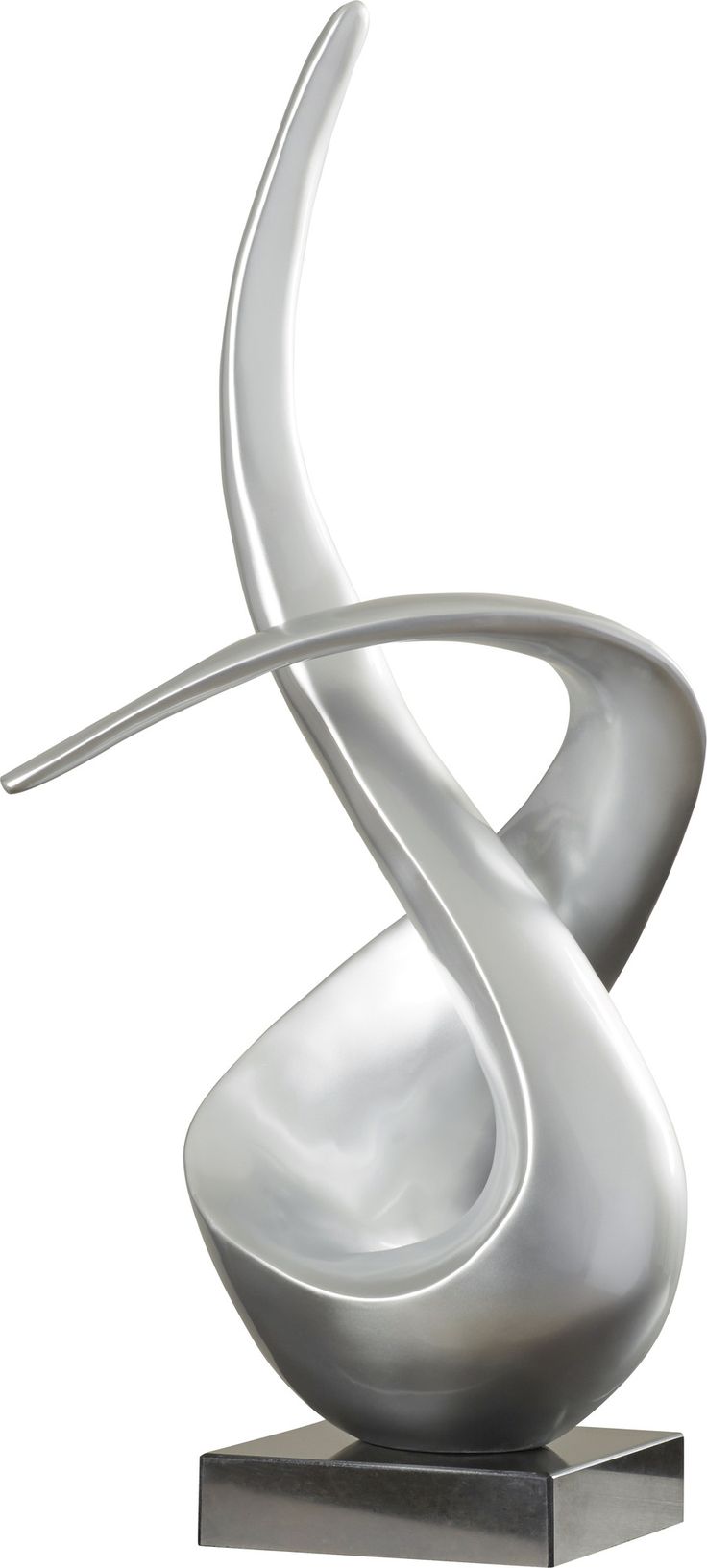 an abstract sculpture is shown on a white background