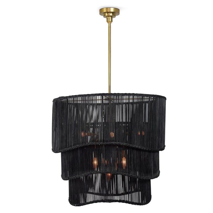 a black chandelier hanging from the ceiling