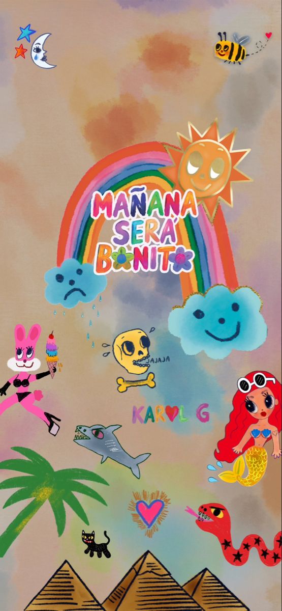 an image of a poster with the words manana seka benita on it