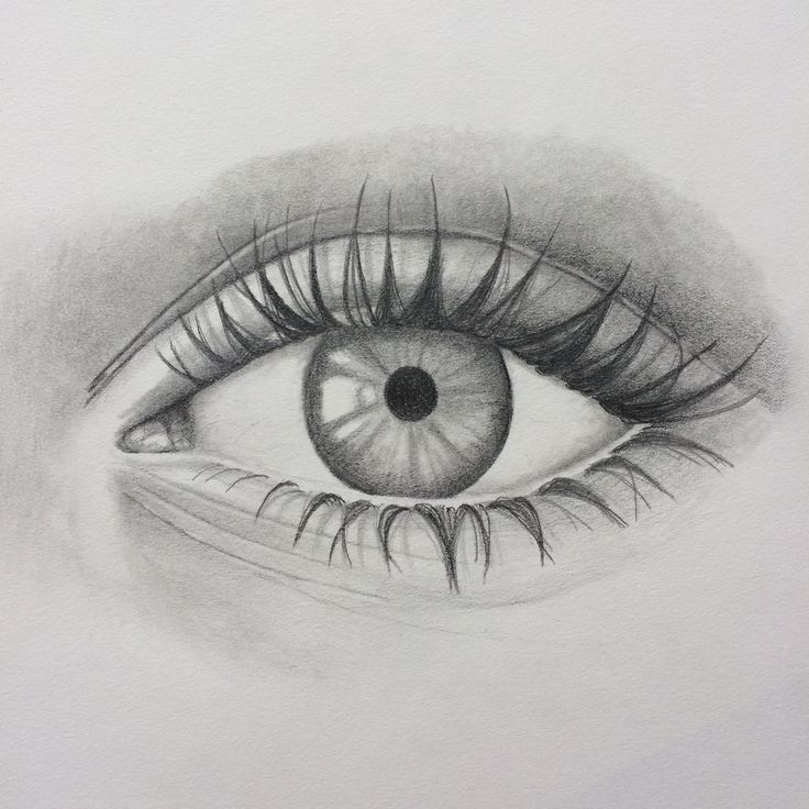 Pencil Drawing of an eye Drawing by art_by_megananne Drawings Of An Eye, Pencil Art Drawings Eyes, Eye Art Drawing Creative, Drawing Ideas Eyes Easy, Pencil Drawings Eyes, Drawings Of Eye, Big Eye Drawing, Eye Drawings Sketches, Pencil Drawings Of Eyes