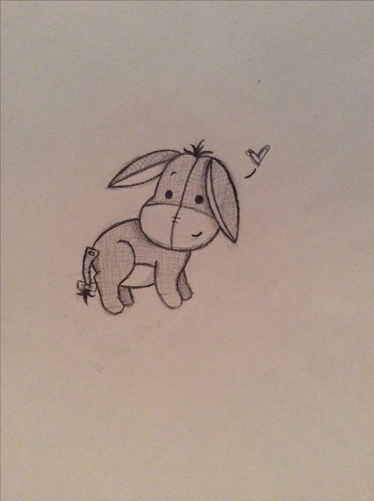 a drawing of a donkey with a bird on its back