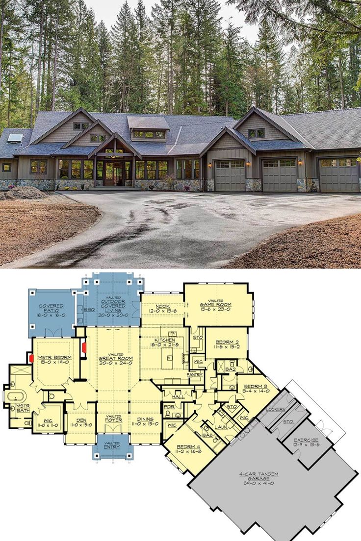 the floor plan for this house is very large and has lots of room to put in it