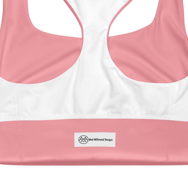 This sports bra is the perfect workout top for exercising. The compression fabric along with double-layered front and shoulder straps ensures great support while running, jumping, or pumping iron. Wear it while exercising or style it as a streetwear top on sunny days! • Compression fabric: 78% polyester, 22% spandex • Sports mesh lining: 92% polyester, 8% spandex • Fabric weight for compression fabric: 8.25 oz/yd² (280 g/m²) and sports mesh lining: 4.42 oz/yd² (150 g/m²), • Non-see-through • Has White Yoga Sports Bra With Built-in Padding, Sporty Training Bra With Built-in Padding, Sporty Racerback Crop Top With Built-in Bra, Sleeveless Activewear With Built-in Padding For Sports, Summer Racerback Sports Bra With Built-in Padding, Summer Sports Bra With Built-in Padding And Racerback, White Sports Bra With Built-in Padding For Workout, Sporty Bra With Built-in Padding For Workout, White High Stretch Sports Bra With Padding